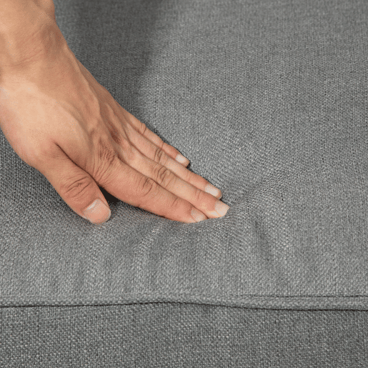 HOMOM Poltrona Reclinável Poltrona Relax com Reclinação Manual até 160° e Apoio para os Pés Retráteis Poltrona Sala de Estar 77x88x102 cm Cinza