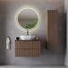 Conjunto de muebles con lavabo individual y columna Siena Conjunto de muebles con lavabo individual y columna Siena Madera