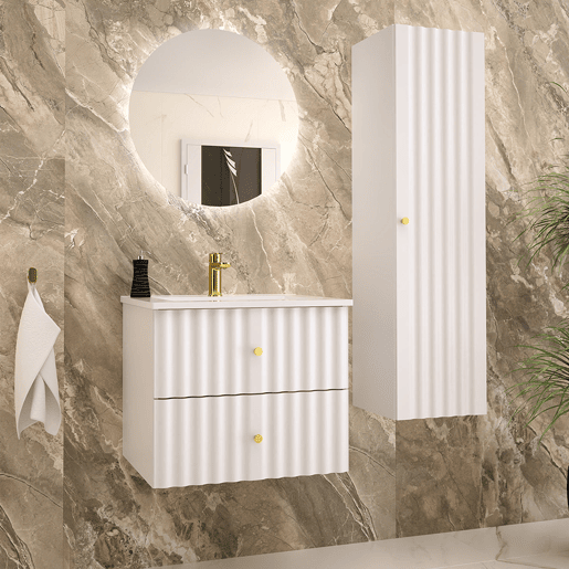 Móvel de toucador 60 cm Izae Branco