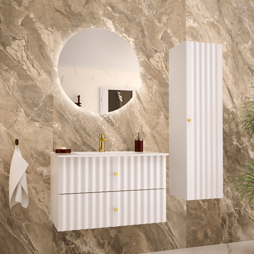 Móvel sous-lavatório 80cm Izae Branco