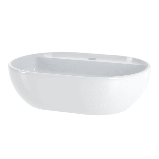 Conjunto móvel lavatório individual 80cm e coluna Izae Branco Conjunto móvel lavatório individual 80cm e coluna Izae Branco