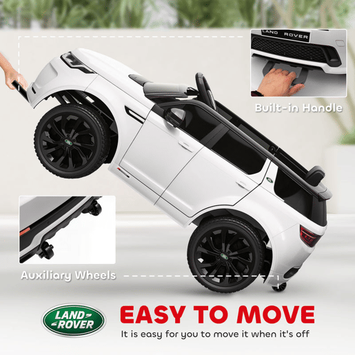 AIYAPLAY Carro Elétrico para Crianças acima de 3 Anos com Licença Land Rover Discovery Sport Carro Elétrico Infantil com Bateria 12V Controlo Remoto Faróis Buzina e Música 106x65,5x51 cm Branco AIYAPLAY Carro Elétrico para Crianças acima de 3 Anos com Licença Land Rover Discovery Sport Carro Elétrico Infantil com Bateria 12V Controlo Remoto Faróis Buzina e Música 106x65,5x51 cm Branco