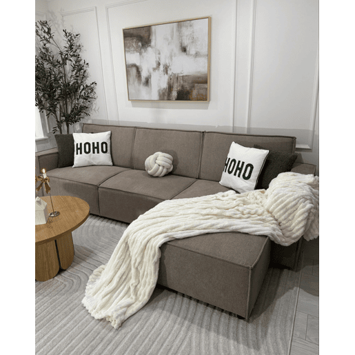 Conjunto de 2 almofadas decorativas JOYCANDY Algodão 45 x 45 cm Branco Padrão natalicio