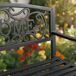Banco de jardín IRYS con patas de acero 127x62 Banco de jardín IRYS con patas de acero 127x62 Marrón