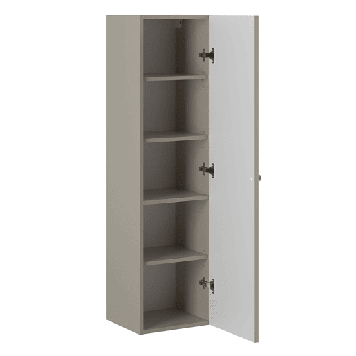Conjunto móvel lavatório simples 60cm coluna Izae Caxemira