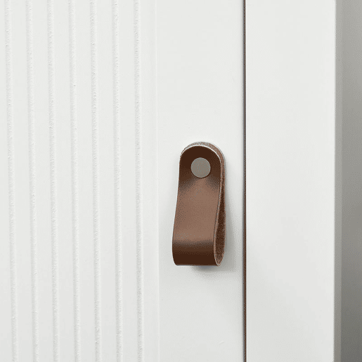 kleankin Coluna Casa de Banho Móvel Auxiliar Casa de Banho com Prateleiras Abertas Porta e Prateleira Ajustável Desenho Anti-Tombo 34x23x165 cm Branco