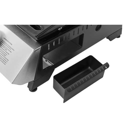 Plancha a gás 4 queimadores Jolly - 10 Kw - Cinza