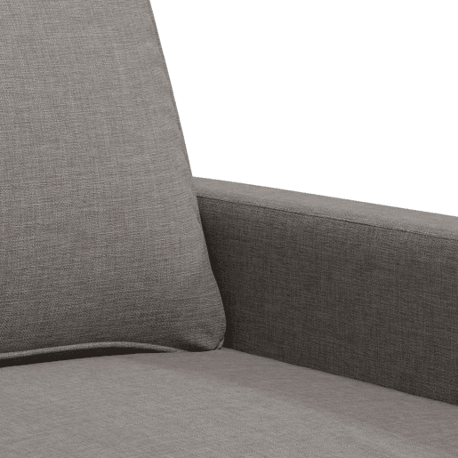 vidaXL Sofá de 2 lugares tecido 120 cm cinzento-acastanhado vidaXL Sofá de 2 lugares tecido 120 cm cinzento-acastanhado