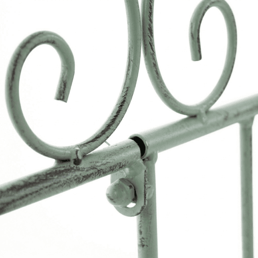 Reja De Jardín Mangold En Metal Verde antiguo 1X124X116 cm