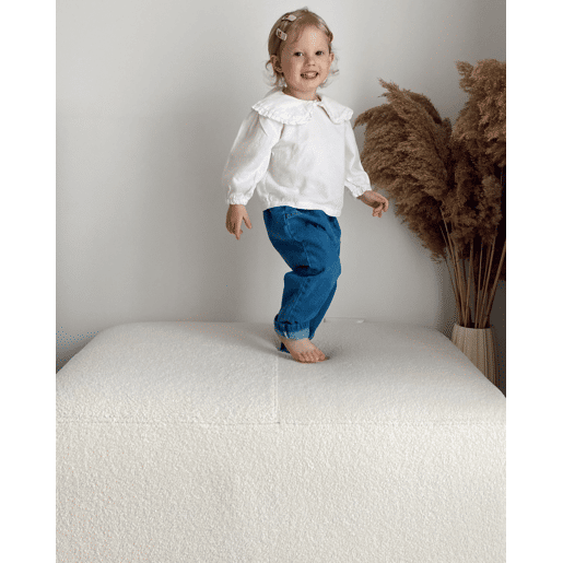 Repousa-pés OSLO Bouclé Branco Repousa-pés OSLO Bouclé Branco