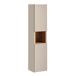 Conjunto de muebles con lavabo individual encastrado y columna Manoa Conjunto de muebles con lavabo individual encastrado y columna Manoa Beige