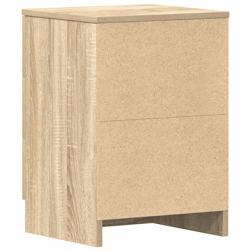 vidaXL Mesa de cabeceira derivados de madeira carvalho sonoma