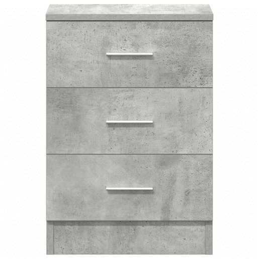 vidaXL Mesas cabeceira 2pcs 38x35x56cm derivados madeira cinza cimento vidaXL Mesas cabeceira 2pcs 38x35x56cm derivados madeira cinza cimento