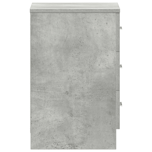 vidaXL Mesas cabeceira 2pcs 38x35x56cm derivados madeira cinza cimento vidaXL Mesas cabeceira 2pcs 38x35x56cm derivados madeira cinza cimento