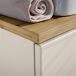 Conjunto muebles con lavabo 3 compartimientos cesto y columna Alba 140 Conjunto muebles con lavabo 3 compartimientos cesto y columna Alba 140 Beige