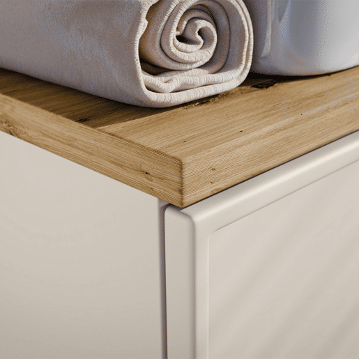 Móvel sob-lavatório 120cm cesto roupa Alba Caxemira Móvel sob-lavatório 120cm cesto roupa Alba Caxemira