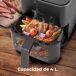 Freidora de aire Cecofry&Grill Duoheat 40000 Cecotec 1900W 4L Freidora de aire Cecofry&Grill Duoheat 40000 Cecotec 1900W 4L Negro