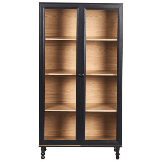 Armário expositor TINGLEDALE 80 cm Preto