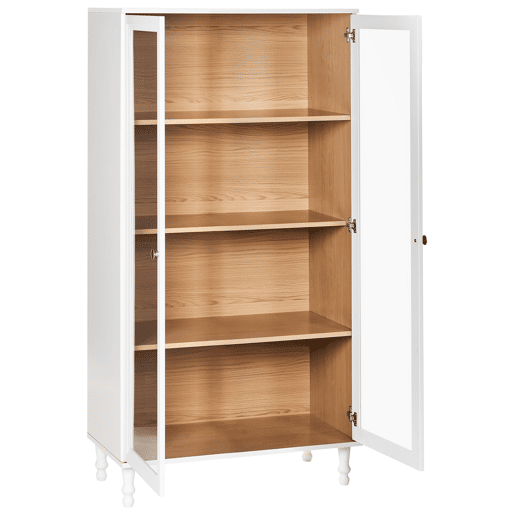 Armário expositor TINGLEDALE 80 cm Branco Armário expositor TINGLEDALE 80 cm Branco