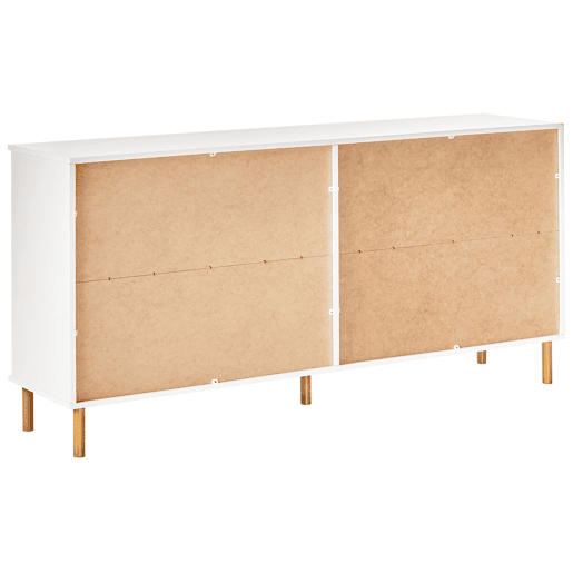 Cómoda 6 gavetas WALPOLE Branco Cómoda 6 gavetas WALPOLE Branco