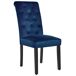 Beliani Silla de comedor VELVA Beliani Silla de comedor VELVA Azul
