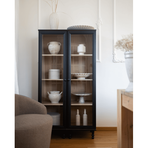 Armário expositor TINGLEDALE 40 cm Preto