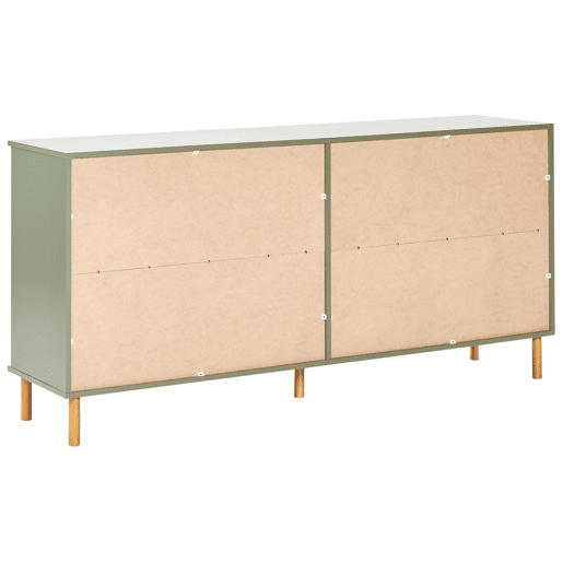 Cómoda 6 gavetas WALPOLE Verde Cómoda 6 gavetas WALPOLE Verde