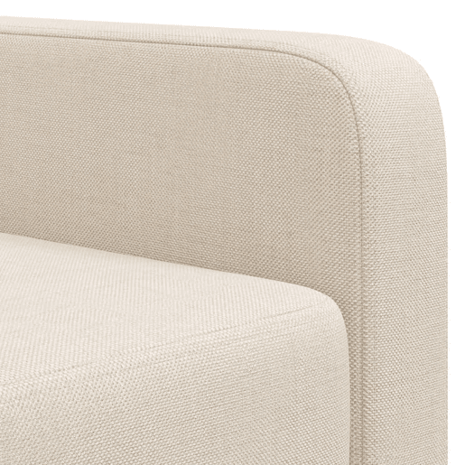 vidaXL Poltrona em tecido branco nata vidaXL Poltrona em tecido branco nata