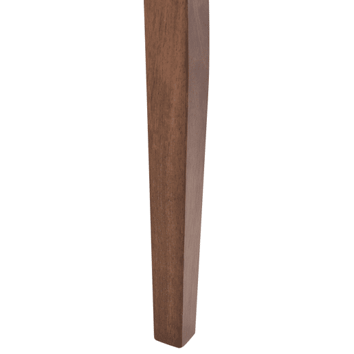 Conjunto de 2 cadeiras de jantar DALBO Bouclé Castanho escuro
