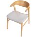 Beliani Silla de comedor LILLY Beliani Silla de comedor LILLY Gris Claro