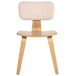 Beliani Silla de comedor LUCINDA Beliani Silla de comedor LUCINDA Madera Clara