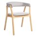 Beliani Silla de comedor MYLO Beliani Silla de comedor MYLO Gris Claro