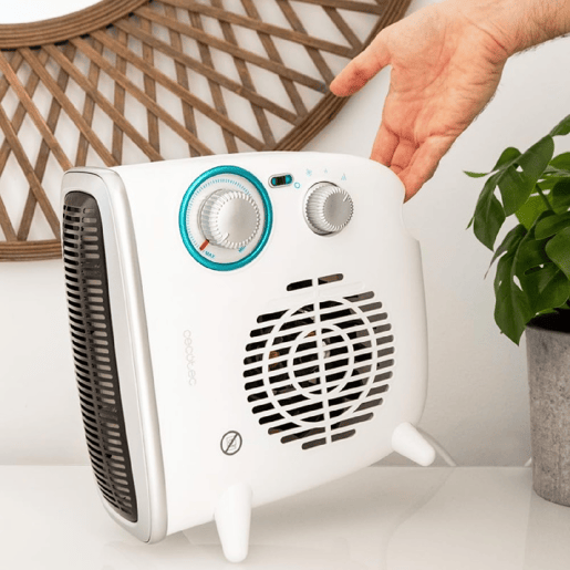 Cecotec Termoventilador de 1800 W, 2 níveis de potência e 3 modos de funcionamento.
