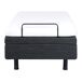 Beliani Cama ajustable sin cabecero Poliéster DUKE 80x200 Beliani Cama ajustable sin cabecero Poliéster DUKE 80x200 Gris Oscuro