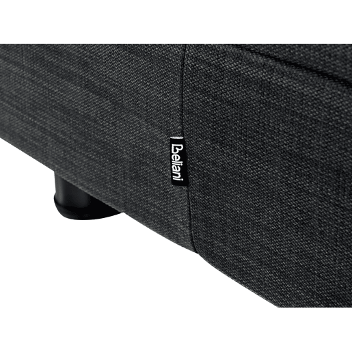 Cama ajustável sem cabeceira Tecido DUKE 80 x 200 cm Cinzento escuro