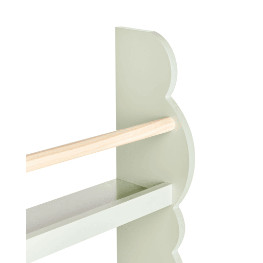 Estante de parede RIGOLET 80 cm Verde claro