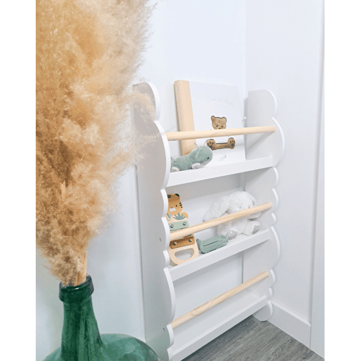 Estante de parede RIGOLET 80 cm Branco Estante de parede RIGOLET 80 cm Branco