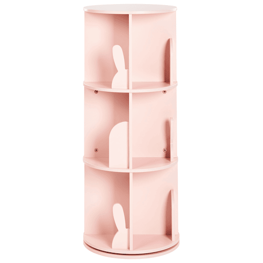 Estante rotativa CANEY 94 cm Rosa pastel