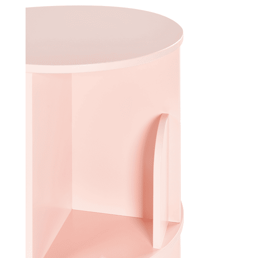 Estante rotativa CANEY 94 cm Rosa pastel
