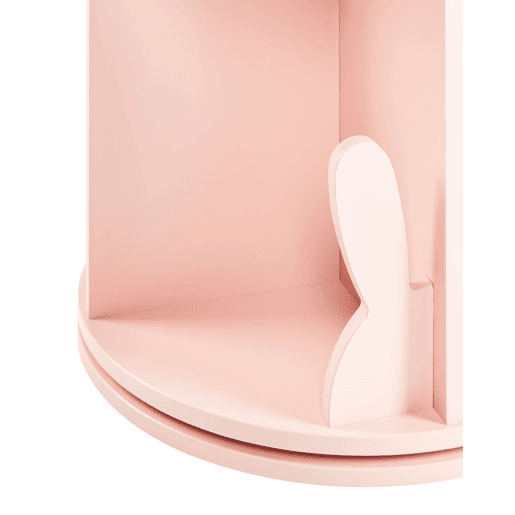 Estante rotativa CANEY 94 cm Rosa pastel