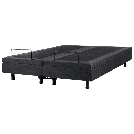 Cama ajustável sem cabeceira Tecido DUKE 160 x 200 cm Cinzento escuro