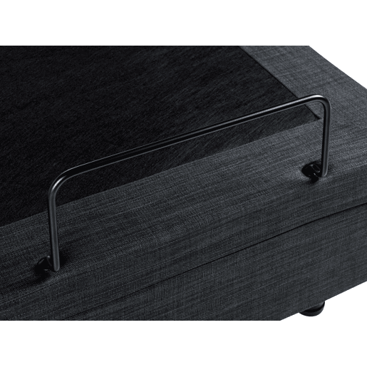 Cama ajustável sem cabeceira Tecido DUKE 160 x 200 cm Cinzento escuro