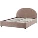 Beliani Cama con almacenaje Bouclé VAUCLUSE 174x214 Beliani Cama con almacenaje Bouclé VAUCLUSE 174x214 Beige
