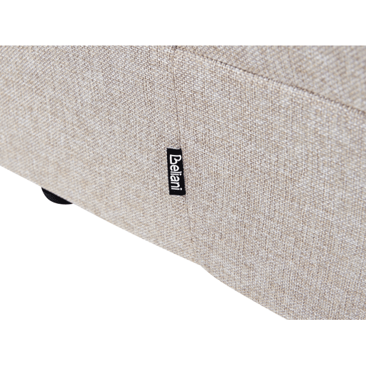 Cama ajustável sem cabeceira Tecido DUKE 80 x 200 cm Creme