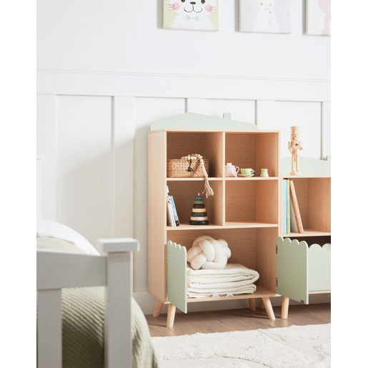 Estante com 2 prateleiras LACKEY 105 cm Verde claro Estante com 2 prateleiras LACKEY 105 cm Verde claro