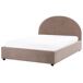 Beliani Cama con almacenaje Bouclé VAUCLUSE 154x214 Beliani Cama con almacenaje Bouclé VAUCLUSE 154x214 Beige
