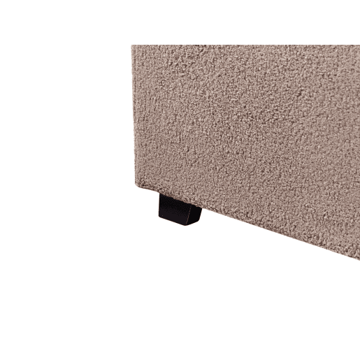 Cama baú Bouclé VAUCLUSE 140 x 200 cm Taupe