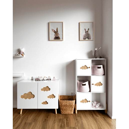 Estante CLOUDY 111 cm Branco Estante CLOUDY 111 cm Branco