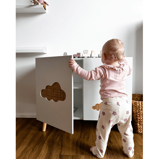 Estante CLOUDY 111 cm Branco Estante CLOUDY 111 cm Branco