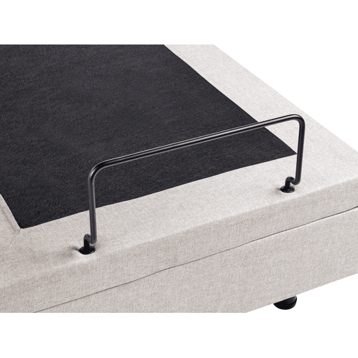 Cama ajustável sem cabeceira Tecido DUKE 160 x 200 cm Creme